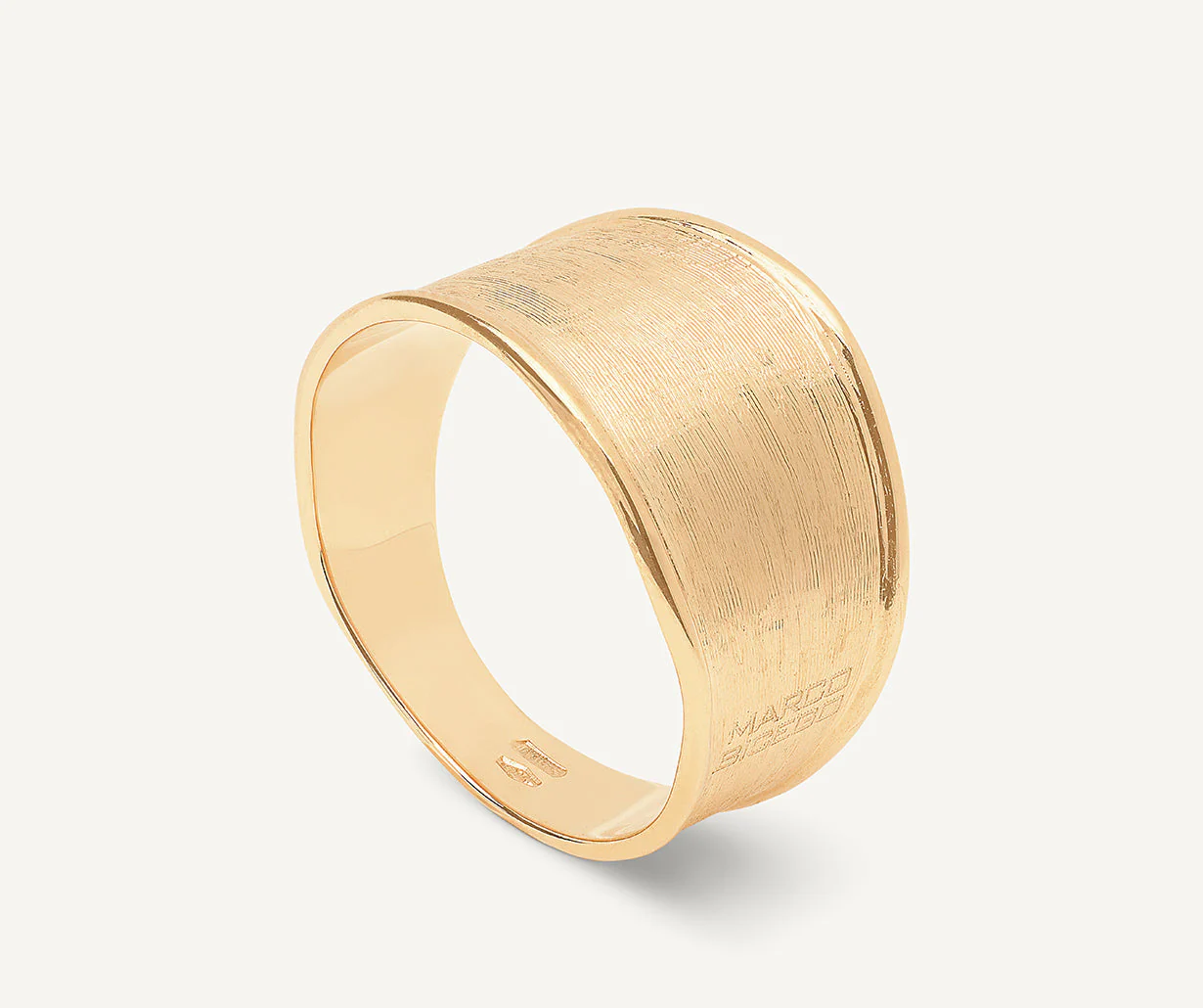 18K Yellow Gold Band Ring, 6mm