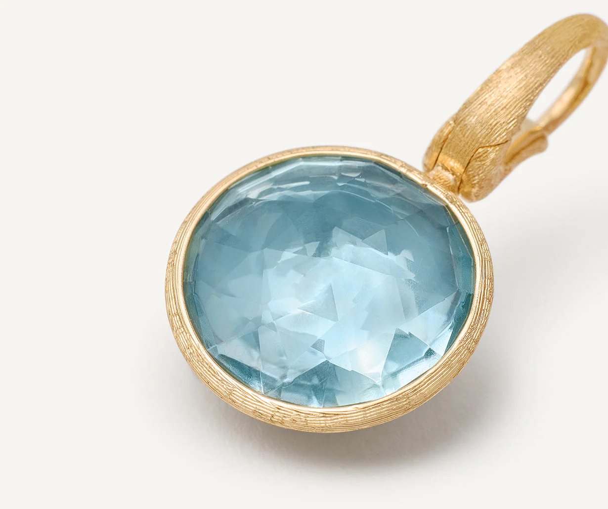 18K Yellow Gold Gemstone Pendant - Image 3