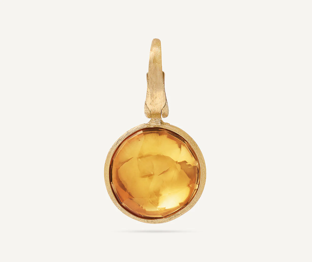 18K Yellow Gold Gemstone Pendant - Image 4