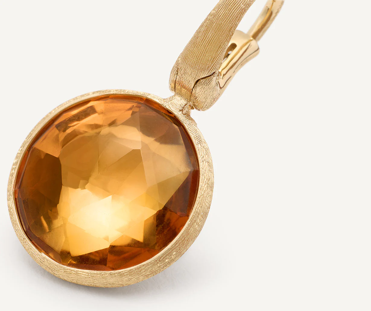 18K Yellow Gold Gemstone Pendant - Image 6