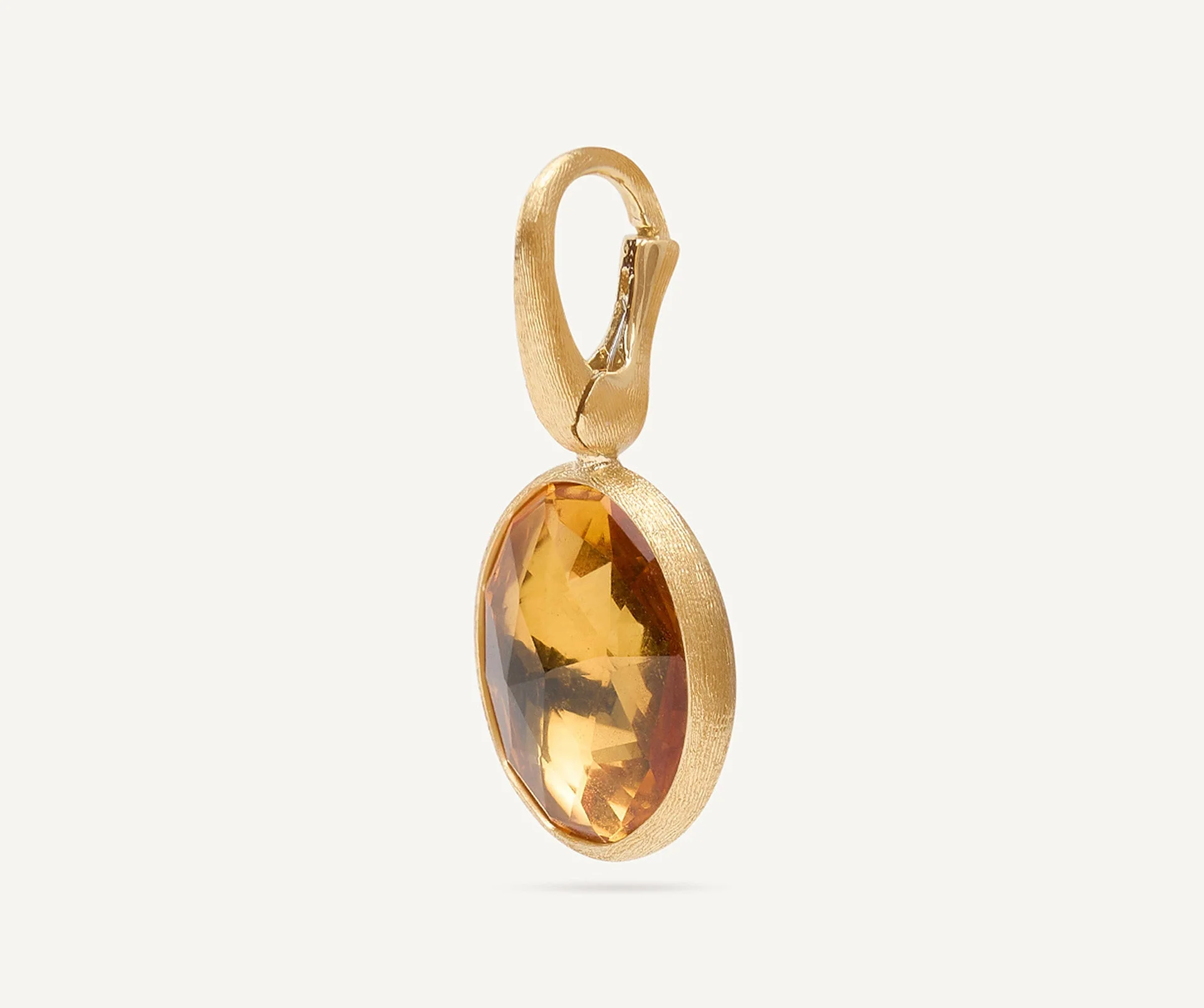 18K Yellow Gold Gemstone Pendant - Image 7