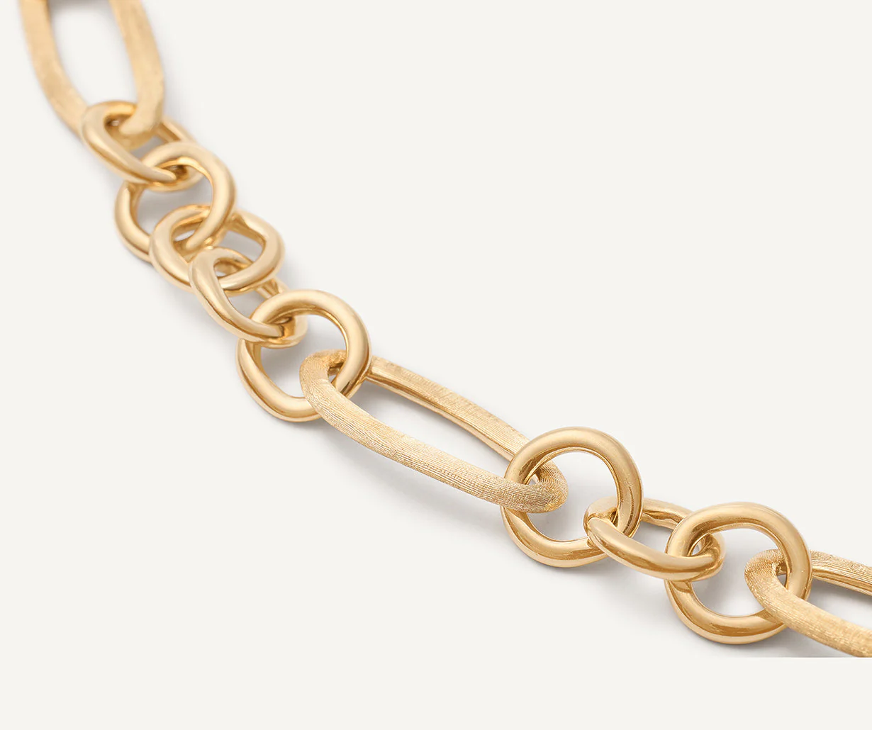 18K Yellow Gold Link Bracelet, 7.75" - Image 3