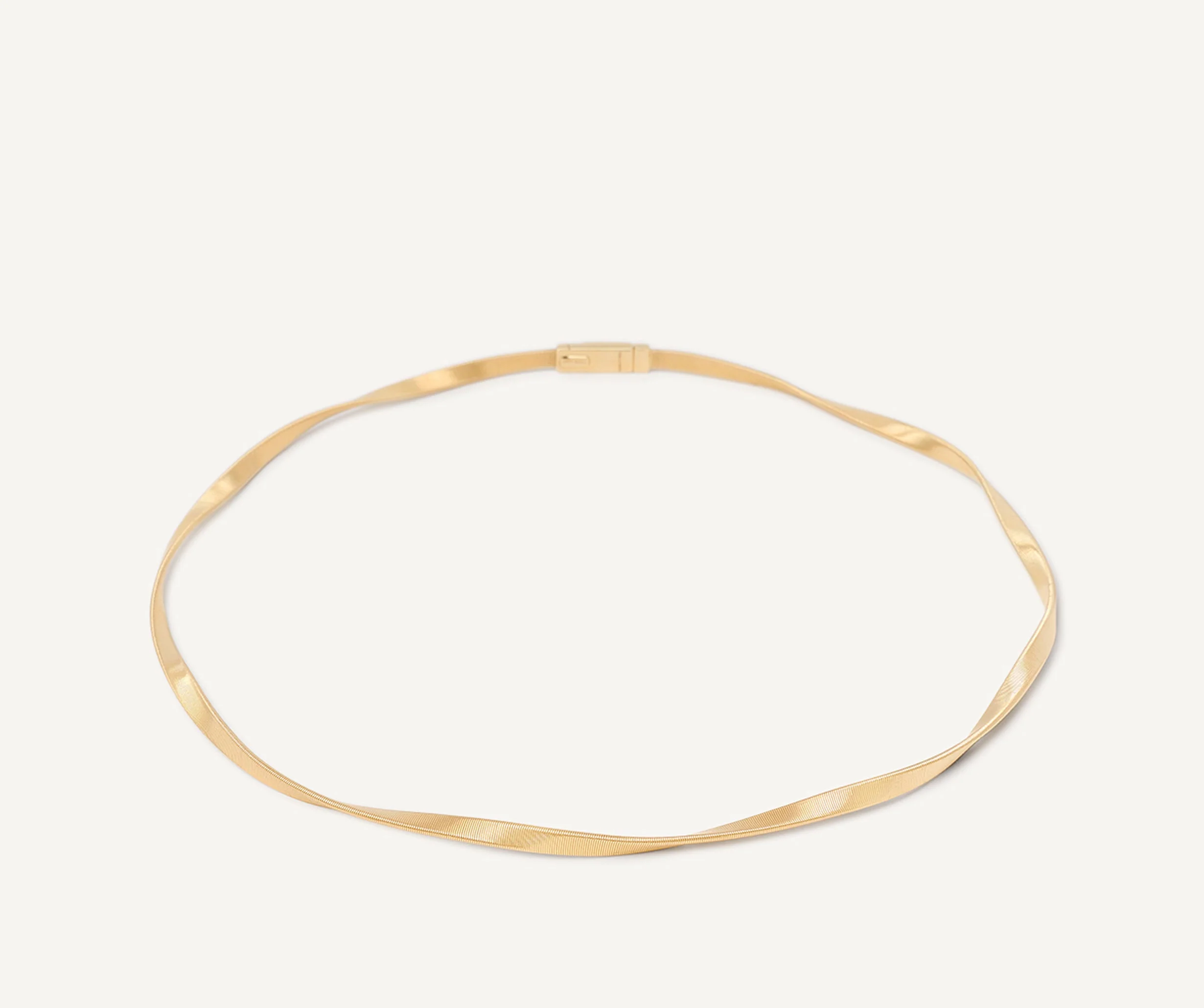 18K Yellow Gold Coil Necklace, 16.75" - Image 4